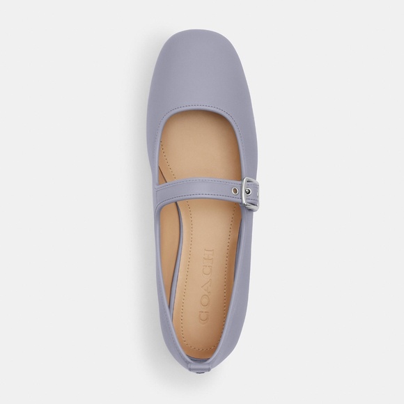New💜Coach C Rivet Mary Jane Muted Lilac - Picture 2 of 3